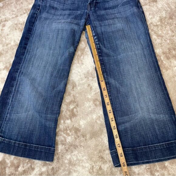 7 for all Man kind cropped Dojo jeans SZ 28" waist - Picture 8 of 10